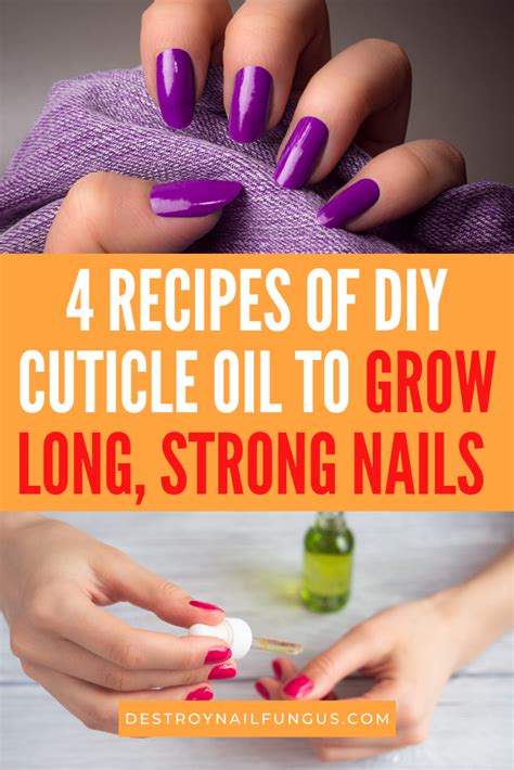 cuticle oil for nail growth.